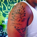 Фото баскетбольного рисунка тату 20.12.2021 №0870 - basketball tattoo - tatufoto.com