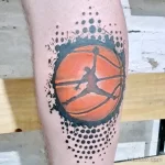 Фото баскетбольного рисунка тату 20.12.2021 №0887 - basketball tattoo - tatufoto.com
