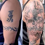 Фото баскетбольного рисунка тату 20.12.2021 №1005 - basketball tattoo - tatufoto.com