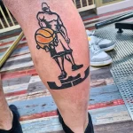 Фото баскетбольного рисунка тату 20.12.2021 №1118 - basketball tattoo - tatufoto.com