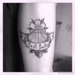 Фото баскетбольного рисунка тату 20.12.2021 №1369 - basketball tattoo - tatufoto.com