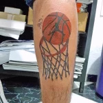 Фото баскетбольного рисунка тату 20.12.2021 №1432 - basketball tattoo - tatufoto.com
