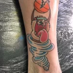 Фото баскетбольного рисунка тату 20.12.2021 №1452 - basketball tattoo - tatufoto.com