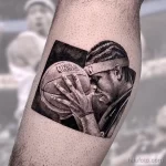 Фото баскетбольного рисунка тату 20.12.2021 №1498 - basketball tattoo - tatufoto.com