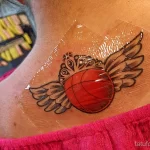 Фото баскетбольного рисунка тату 20.12.2021 №1612 - basketball tattoo - tatufoto.com