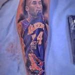 Фото баскетбольного рисунка тату 20.12.2021 №1620 - basketball tattoo - tatufoto.com