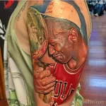 Фото баскетбольного рисунка тату 20.12.2021 №1797 - basketball tattoo - tatufoto.com