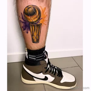 Фото баскетбольного рисунка тату 20.12.2021 №1809 - basketball tattoo - tatufoto.com