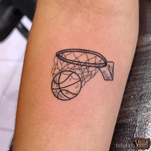 Фото баскетбольного рисунка тату 20.12.2021 №1815 - basketball tattoo - tatufoto.com