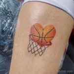 Фото баскетбольного рисунка тату 20.12.2021 №1896 - basketball tattoo - tatufoto.com