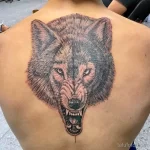 Фото пример рисунка тату с волком 16.12.2021 №0020 - Wolf tattoo - tatufoto.com