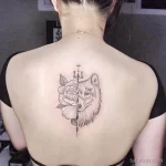 Фото пример рисунка тату с волком 16.12.2021 №0025 - Wolf tattoo - tatufoto.com