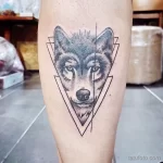Фото пример рисунка тату с волком 16.12.2021 №0181 - Wolf tattoo - tatufoto.com