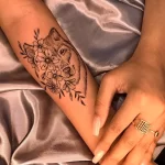 Фото пример рисунка тату с волком 16.12.2021 №0182 - Wolf tattoo - tatufoto.com