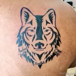 Фото пример рисунка тату с волком 16.12.2021 №0222 - Wolf tattoo - tatufoto.com