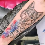 Фото пример рисунка тату с волком 16.12.2021 №0279 - Wolf tattoo - tatufoto.com
