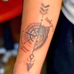 Фото пример рисунка тату с волком 16.12.2021 №0305 - Wolf tattoo - tatufoto.com
