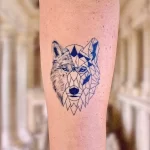 Фото пример рисунка тату с волком 16.12.2021 №0308 - Wolf tattoo - tatufoto.com