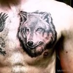 Фото пример рисунка тату с волком 16.12.2021 №0552 - Wolf tattoo - tatufoto.com