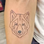 Фото пример рисунка тату с волком 16.12.2021 №0562 - Wolf tattoo - tatufoto.com