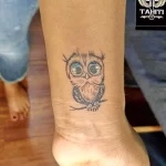 Фото пример рисунка тату сова 13,12,2021 - №012 - Owl Tattoo - tatufoto.com