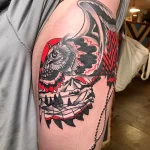 Фото пример рисунка тату сова 13,12,2021 - №028 - Owl Tattoo - tatufoto.com