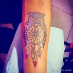 Фото пример рисунка тату сова 13,12,2021 - №029 - Owl Tattoo - tatufoto.com