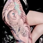 Фото пример рисунка тату сова 13,12,2021 - №039 - Owl Tattoo - tatufoto.com