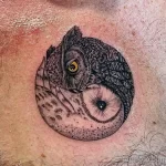 Фото пример рисунка тату сова 13,12,2021 - №060 - Owl Tattoo - tatufoto.com