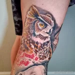 Фото пример рисунка тату сова 13,12,2021 - №061 - Owl Tattoo - tatufoto.com