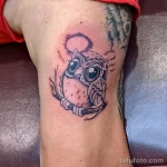 Фото пример рисунка тату сова 13,12,2021 - №068 - Owl Tattoo - tatufoto.com
