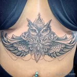 Фото пример рисунка тату сова 13,12,2021 - №094 - Owl Tattoo - tatufoto.com