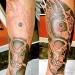 Фото пример рисунка тату сова 13,12,2021 - №102 - Owl Tattoo - tatufoto.com