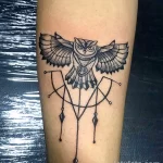 Фото пример рисунка тату сова 13,12,2021 - №108 - Owl Tattoo - tatufoto.com