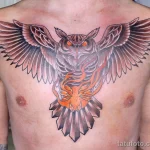 Фото пример рисунка тату сова 13,12,2021 - №119 - Owl Tattoo - tatufoto.com