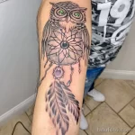 Фото пример рисунка тату сова 13,12,2021 - №129 - Owl Tattoo - tatufoto.com