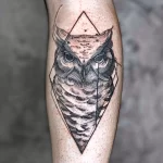 Фото пример рисунка тату сова 13,12,2021 - №138 - Owl Tattoo - tatufoto.com