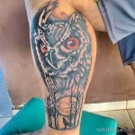 Фото пример рисунка тату сова 13,12,2021 - №152 - Owl Tattoo - tatufoto.com