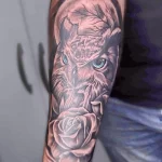 Фото пример рисунка тату сова 13,12,2021 - №171 - Owl Tattoo - tatufoto.com