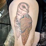 Фото пример рисунка тату сова 13,12,2021 - №176 - Owl Tattoo - tatufoto.com