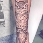 Фото пример рисунка тату сова 13,12,2021 - №202 - Owl Tattoo - tatufoto.com