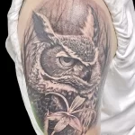 Фото пример рисунка тату сова 13,12,2021 - №208 - Owl Tattoo - tatufoto.com