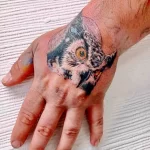 Фото пример рисунка тату сова 13,12,2021 - №209 - Owl Tattoo - tatufoto.com