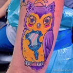 Фото пример рисунка тату сова 13,12,2021 - №235 - Owl Tattoo - tatufoto.com