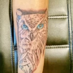 Фото пример рисунка тату сова 13,12,2021 - №239 - Owl Tattoo - tatufoto.com
