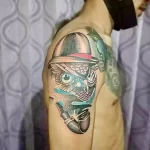 Фото пример рисунка тату сова 13,12,2021 - №240 - Owl Tattoo - tatufoto.com
