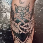 Фото пример рисунка тату сова 13,12,2021 - №242 - Owl Tattoo - tatufoto.com
