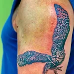 Фото пример рисунка тату сова 13,12,2021 - №244 - Owl Tattoo - tatufoto.com