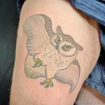 Фото пример рисунка тату сова 13,12,2021 - №255 - Owl Tattoo - tatufoto.com