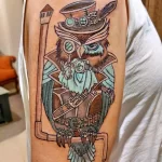 Фото пример рисунка тату сова 13,12,2021 - №260 - Owl Tattoo - tatufoto.com